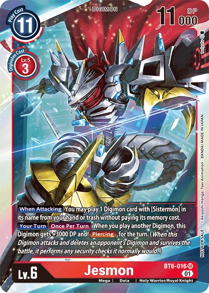 Digimon Karte [BT6-016 / alt-2] Jesmon - Game.kiwi